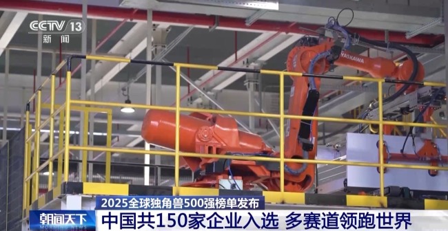 2025全球独角兽500强榜单发布 中国领跑多赛道